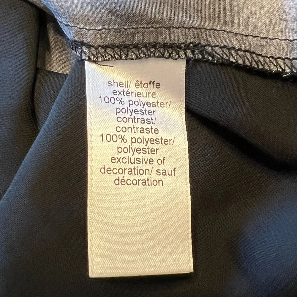 Maurices Studio Y Sheer Tank Gray Black Pink Rhinestone Medium - Picture 7 of 10